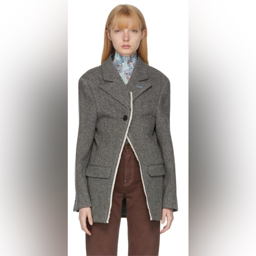 Andersson Bell Novah Raw Cut Jacket, size Small